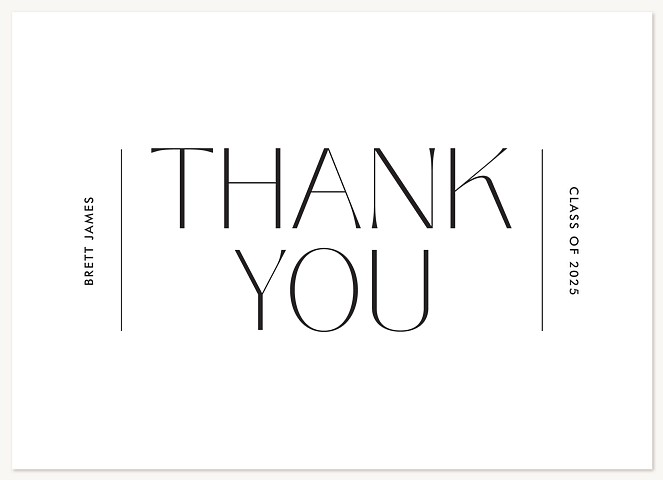 Signature Thank You Thank You Cards 