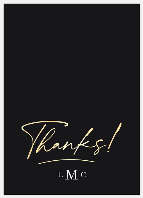 Inky Graduate Thank You Cards 