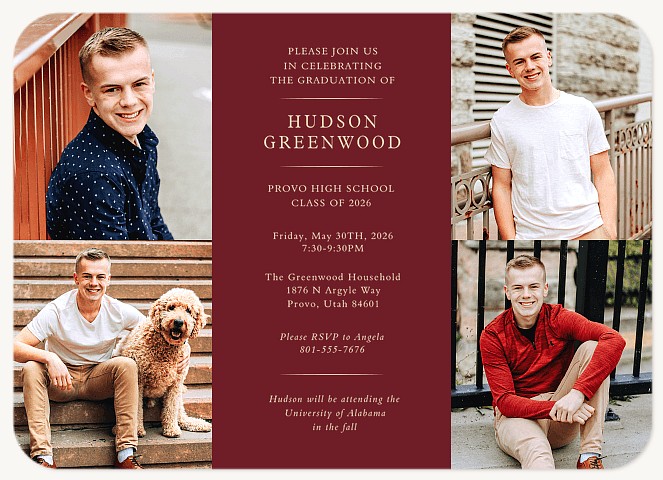 Center Achievement Graduation Cards