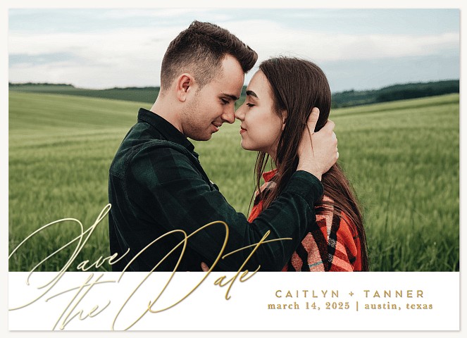Understated Save the Date Cards
