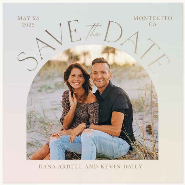 Serene Mist Save the Date Cards
