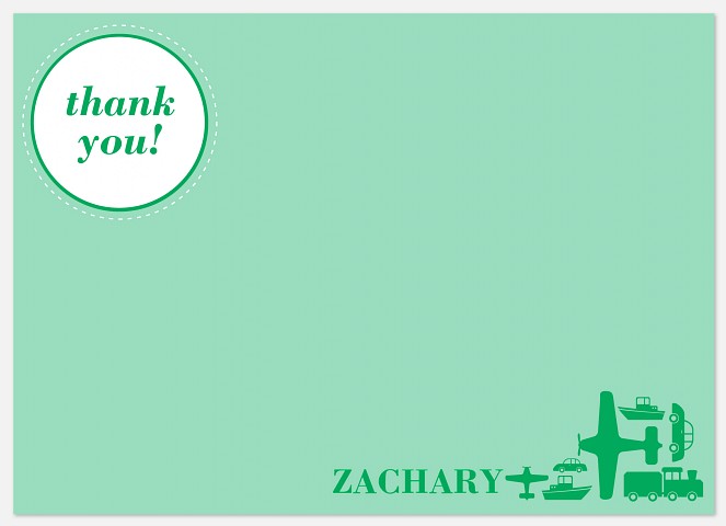 Total Transport Thank You Cards 