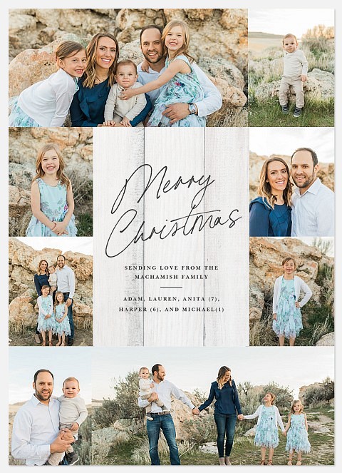 Modern Barn Holiday Photo Cards