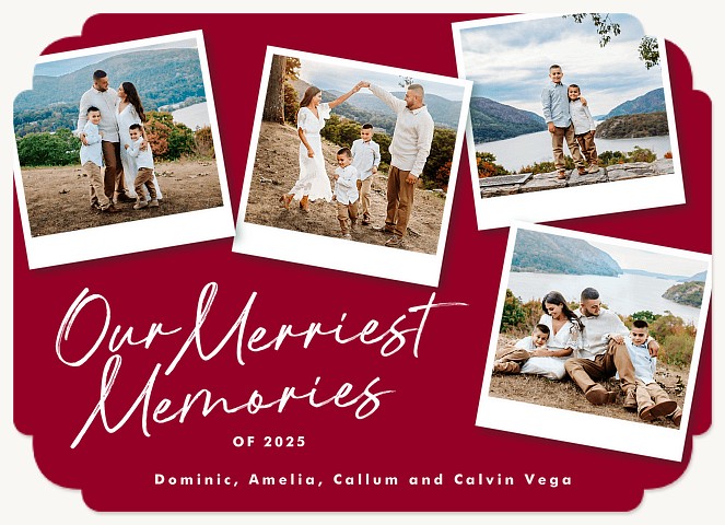 Modern Moments Personalized Holiday Cards
