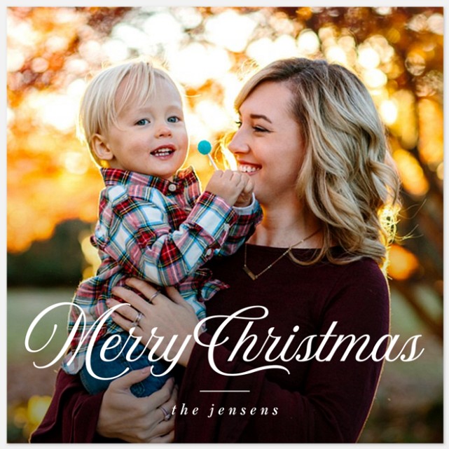 Storybook Frills Holiday Photo Cards