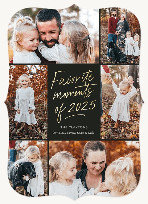 Favorite Moments Personalized Holiday Cards