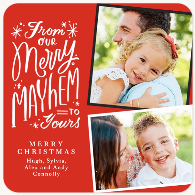 Merry Mayhem Personalized Holiday Cards