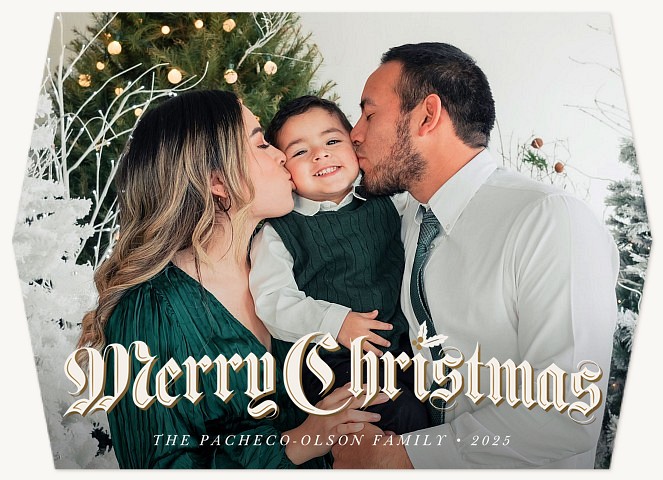 Ye Olde Merry Personalized Holiday Cards