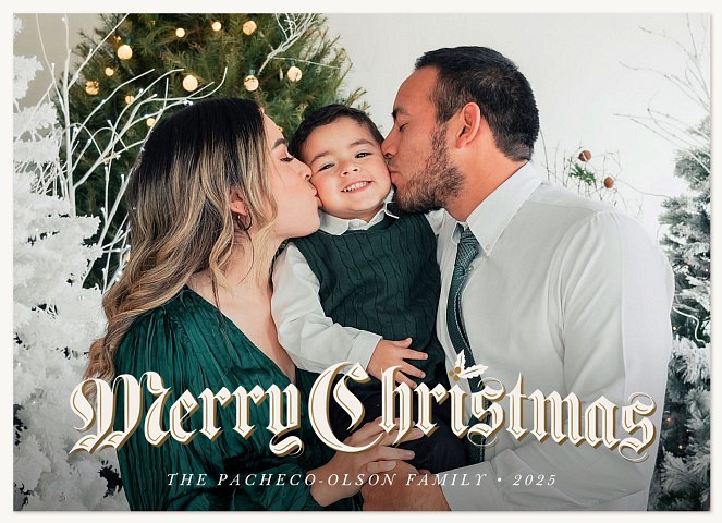 Ye Olde Merry Personalized Holiday Cards