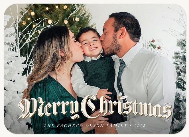 Ye Olde Merry Personalized Holiday Cards