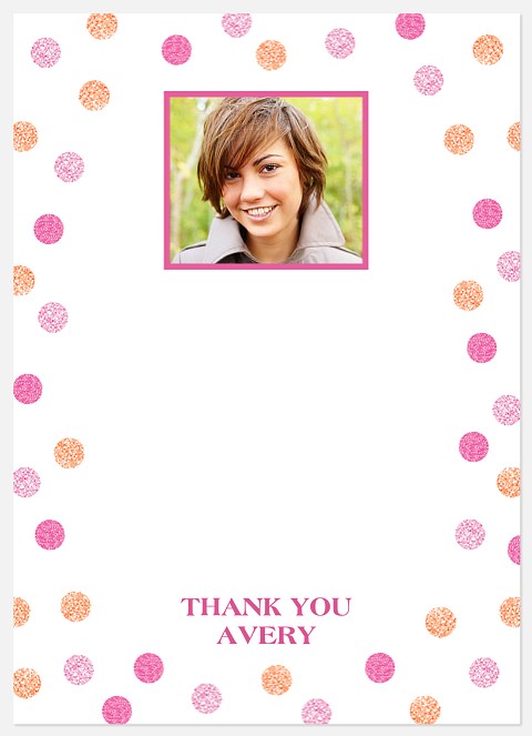 Confetti Sweet Thank You Cards 