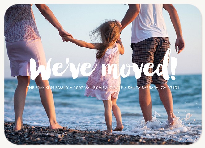 New Place Moving Announcements