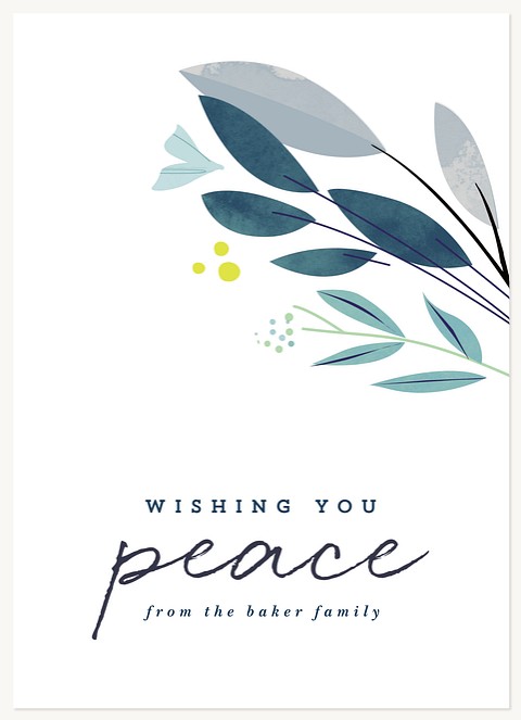 Woodland Peace  Photo Holiday Cards
