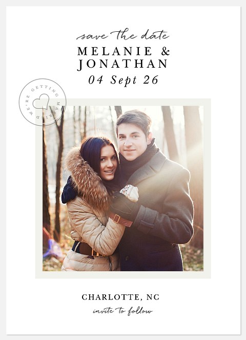 True Love  Save the Date Photo Cards