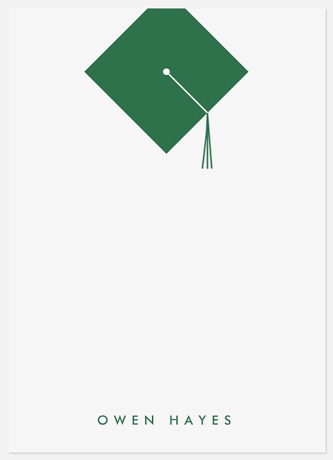 Modern Cap Thank You Cards 