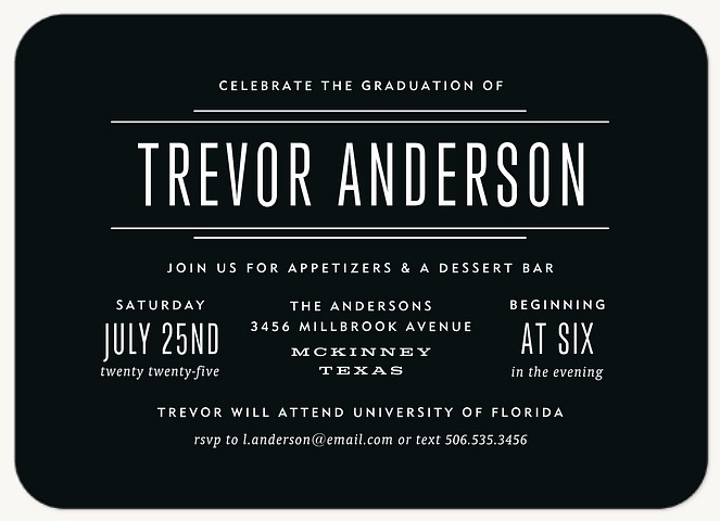 Tuxedo Graduation Cards