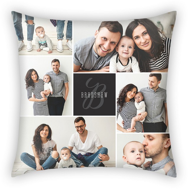 Stylish Monogram Custom Pillows