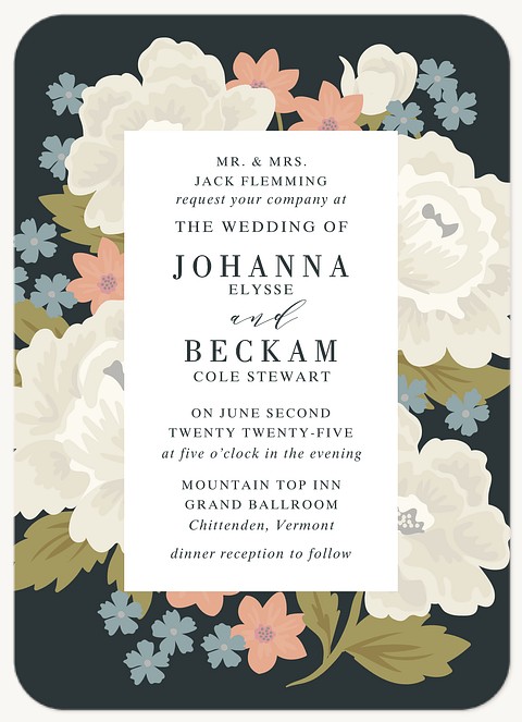 Vintage Romance Wedding Invitations
