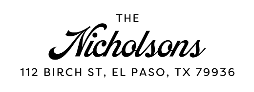 Stylish Name | Custom Rubber Stamps