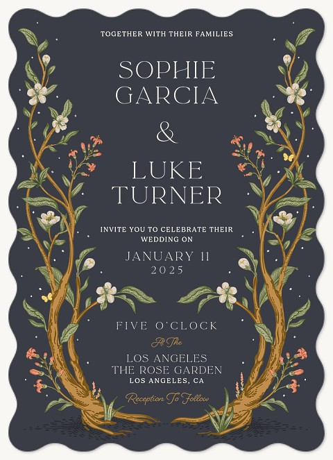 Blooms Wedding Invitations