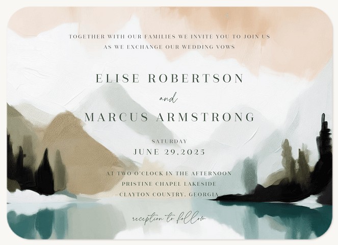 Mountain Vista Wedding Invitations