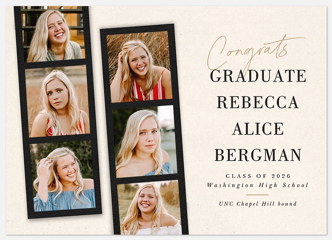Photobooth Graduation Cards