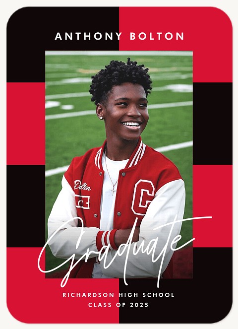 Color Blocks Graduation Cards