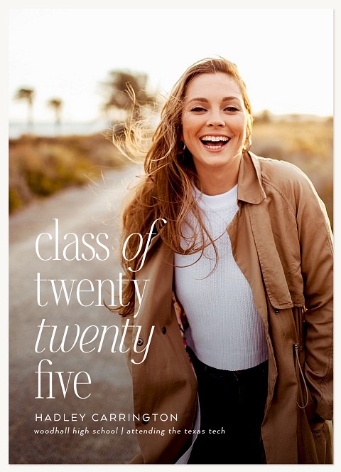 Stacked Statement Graduation Cards