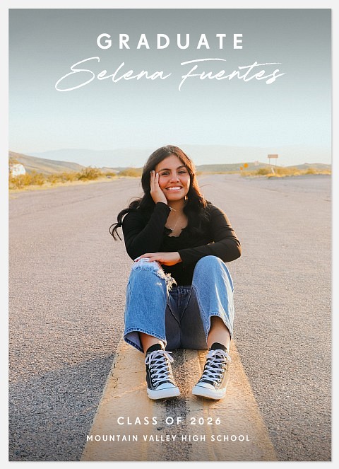 A Minimal Moment Graduation Cards