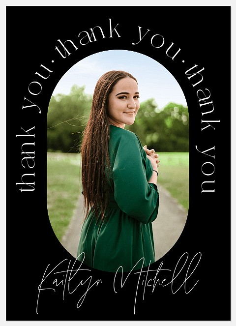 Arching Gratitude Thank You Cards 