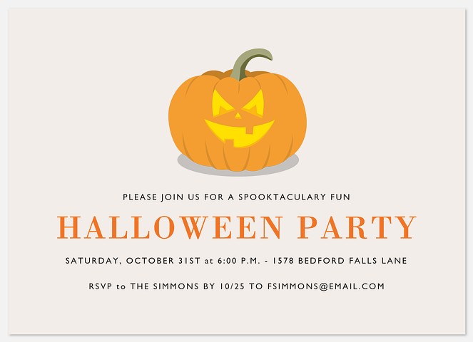 Spook Party Halloween Photo Cards