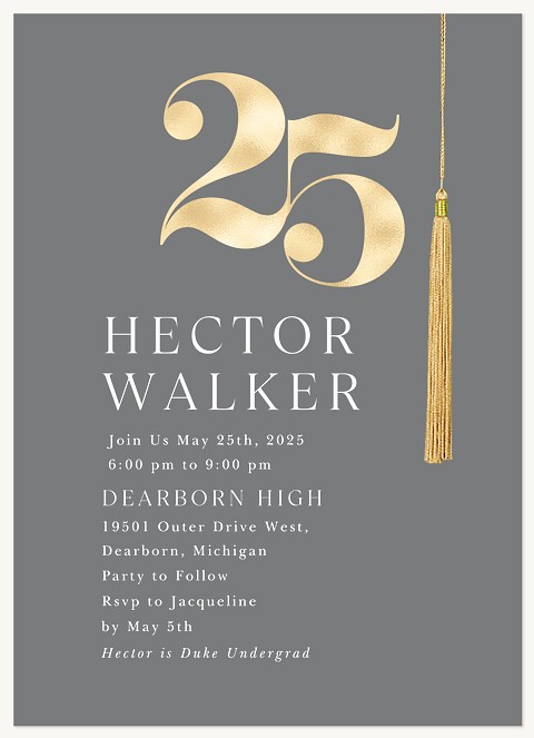 Tassel Triumph Graduation Cards