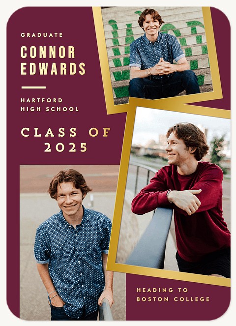  Varsity Snaps Graduation Cards