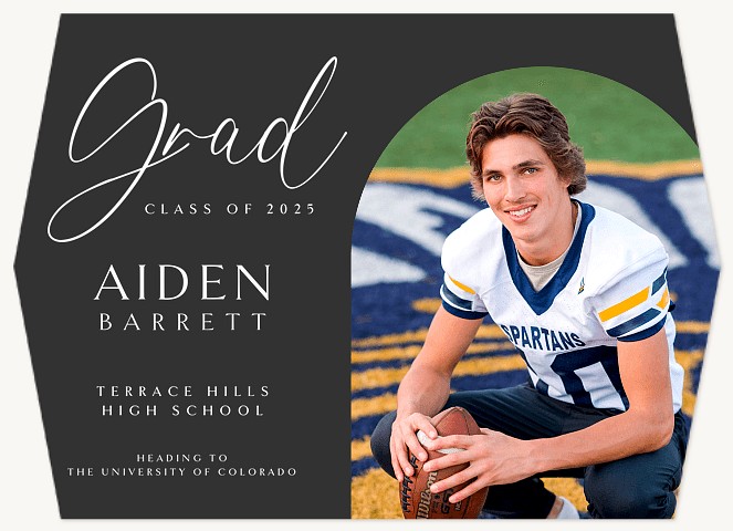 Luxe Lettering Graduation Cards