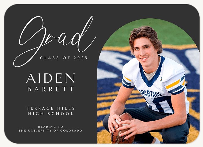 Luxe Lettering Graduation Cards