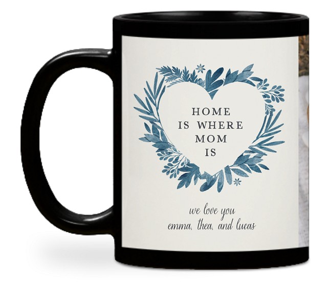 Botanical Heart Custom Mugs