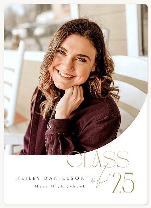 Rounded Edge Graduation Cards