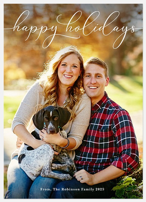 Scripted Flair Holiday Photo Cards