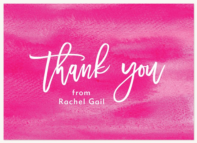 Vivacious Thank You Cards 