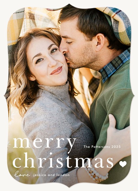 Much Love Personalized Holiday Cards