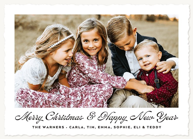 Simply Merry Personalized Holiday Cards