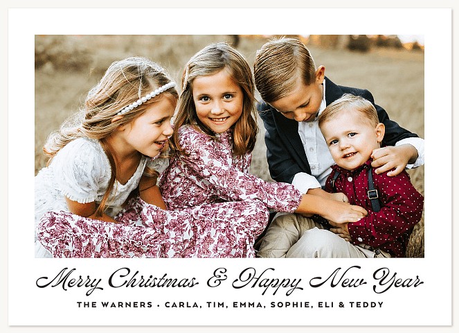 Simply Merry Personalized Holiday Cards