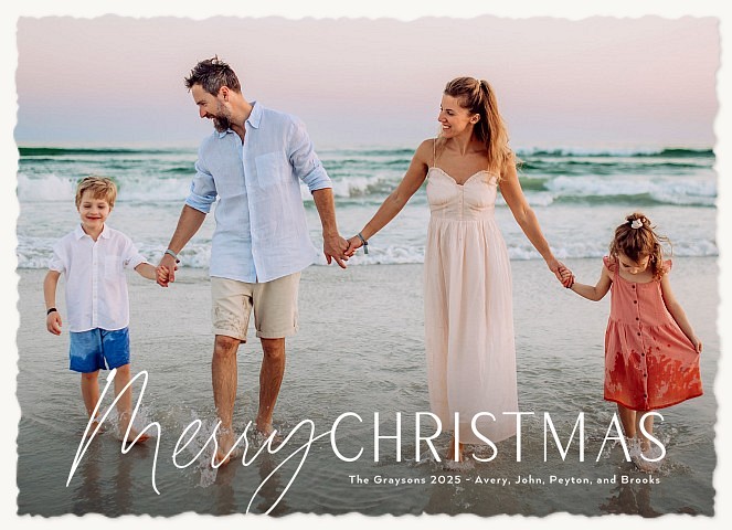 Merry Match Personalized Holiday Cards
