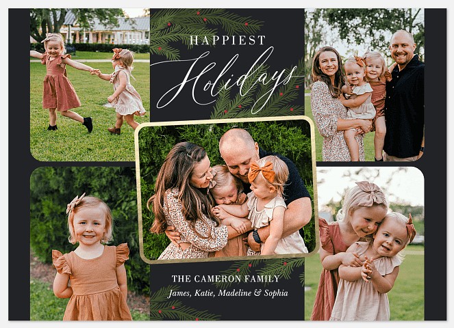 Timeless Sprigs Holiday Photo Cards