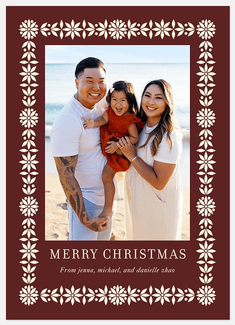 Cottage Folk Holiday Photo Cards