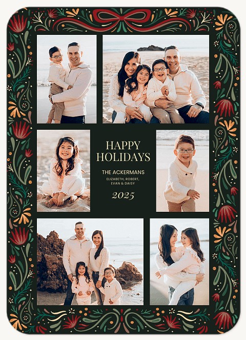 Storybook Frame Personalized Holiday Cards