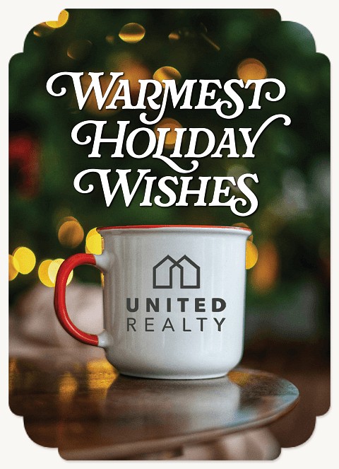 Festive Mug Business Holiday Cards