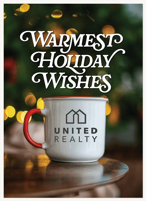 Festive Mug Business Holiday Cards