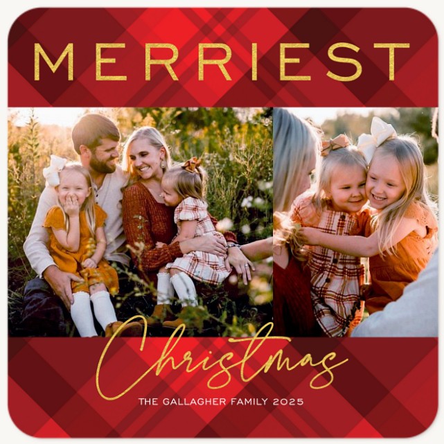 Classic & Cozy Personalized Holiday Cards
