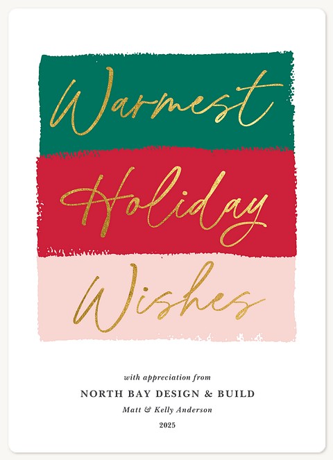 Color Swatches Holiday & Christmas Magnet Cards